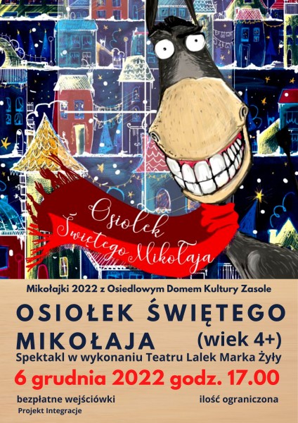 Osiołek Świętego Mikołaja - spektakl dla dzieci (4+)