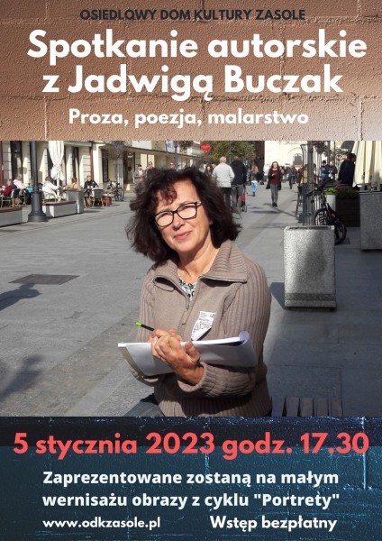 Proza, poezja, malarstwo - spotkanie autorskie z Jadwigą Buczak