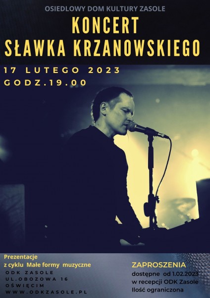 Koncert Sławka Krzanowskiego